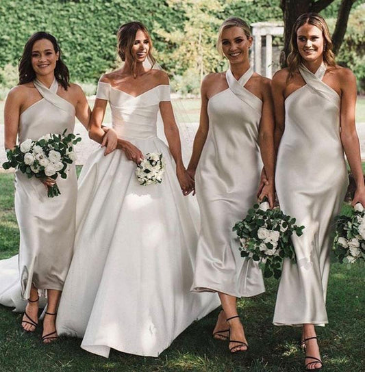 Satin bridesmaid Dresses Have Become The Biggest Trend In 2023-2024