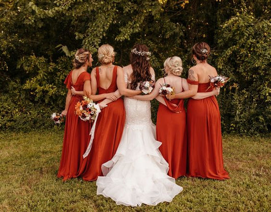 Why We Love Rust Colored Bridesmaid Dresses for Wedding 2022