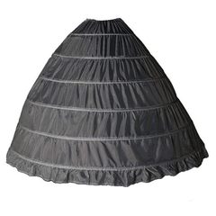 Crinoline 6 Hoops Nylon Slips Wedding Petticoats for Ball Gown Princess Dresses MyChicDress