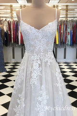 Simple Beach Lace Sleeves Boho Wedding Dresses Online