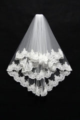 6 Styles Lace Wedding Veils Cheap Veil For Wedding Party MyChicDress