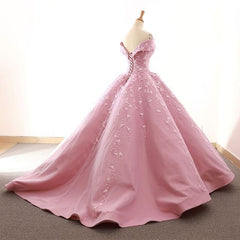 Ball Gown Pink Quinceanera Dresses Sweet 16 Dresses Lace Up MyChicDress