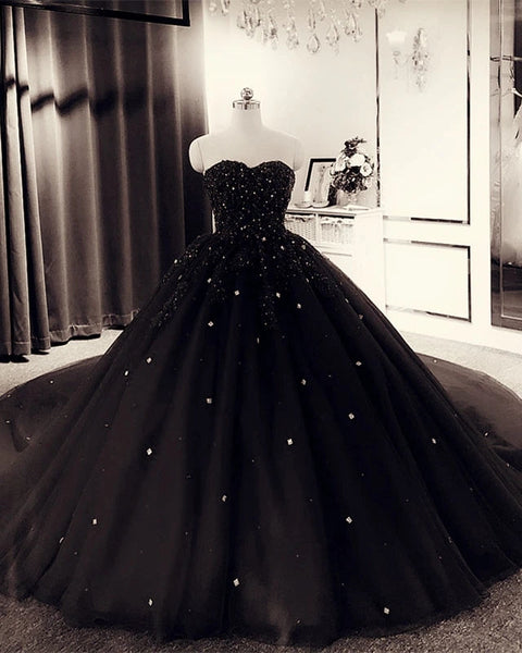 Black ballroom hot sale gown