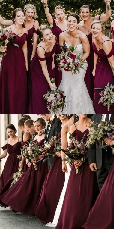 Cranberry bridesmaid dresses online