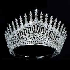 Classic Design Princess Crown Elegant Bride Crowns Women Zircon Crowns MyChicDress