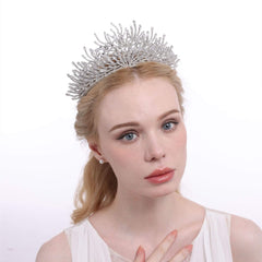 High Quality Rhinestone Tiaras Bridal Crowns Quince Headwear Crown MyChicDress