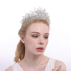 High Quality Rhinestone Tiaras Bridal Crowns Quince Headwear Crown MyChicDress