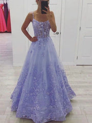 2024 Long Mermaid Purple Lace Prom Dresses Violet Strapless Formal