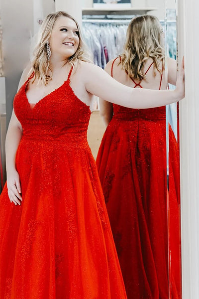 Plus size red evening gowns with sleeves best sale