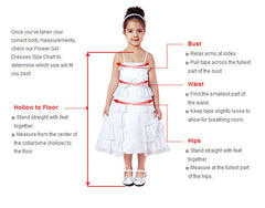 Princess Lace White Flower Girl Dresses Long Sleeves with Bowknot MyChicDress