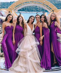 Sexy Mermaid Multiway Purple Bridesmaid Dresses dresses MyChicDress