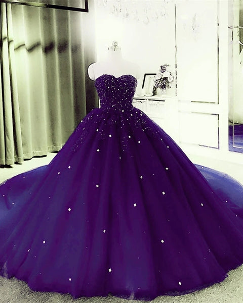 Ball gown purple hotsell