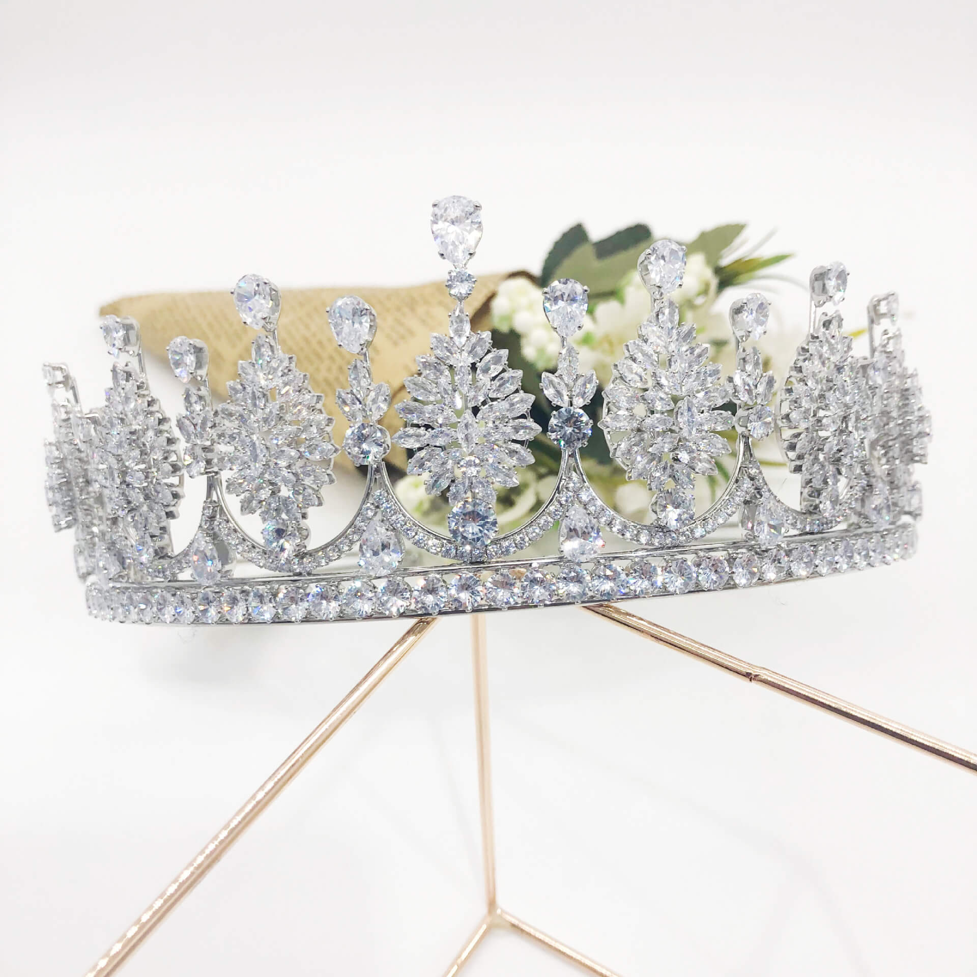 Top Quality Crystal Tiara Princess Crowns Quinceanera Crown Wedding Crowns MyChicDress