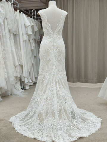 Gorgeous Lace Vintage Boho Wedding Dresses Mermaid Long Bridal Gowns ...